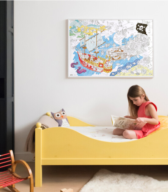 OMY Coloring Poster - Boyama Posteri // Pirates