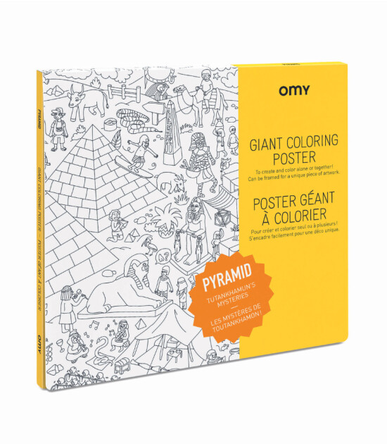 OMY Coloring Poster - Boyama Posteri // Pyramids