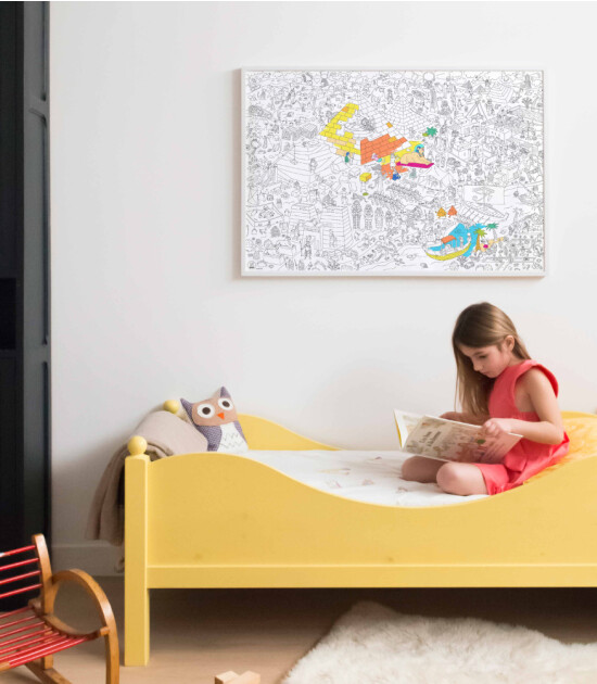 OMY Coloring Poster - Boyama Posteri // Pyramids