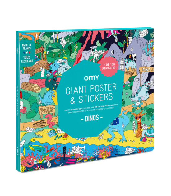 OMY Poster & Stickers // Dinos