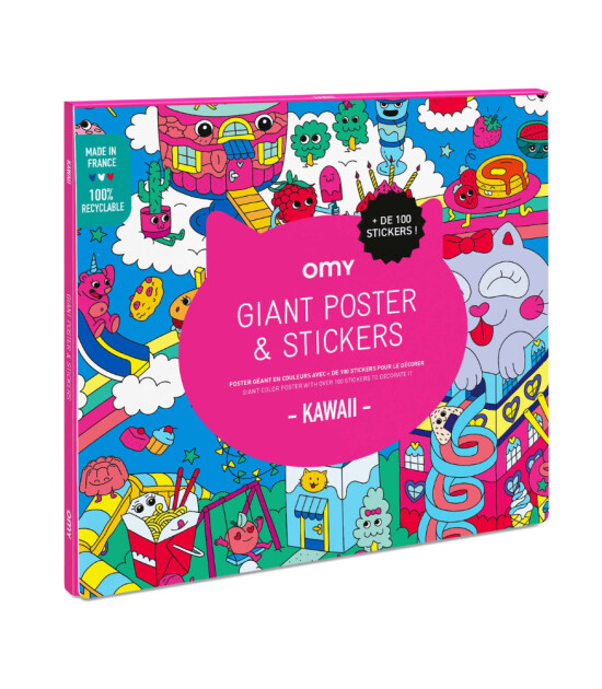 OMY Poster & Stickers // Kawaii