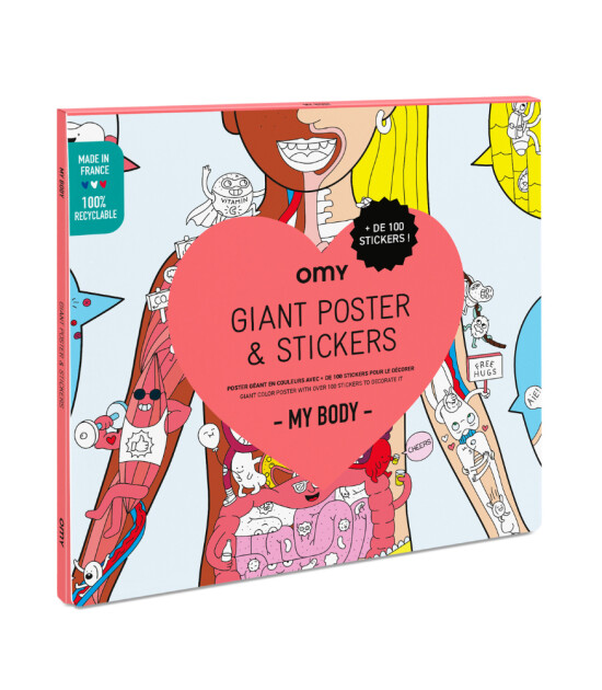 OMY Poster & Stickers // My Body