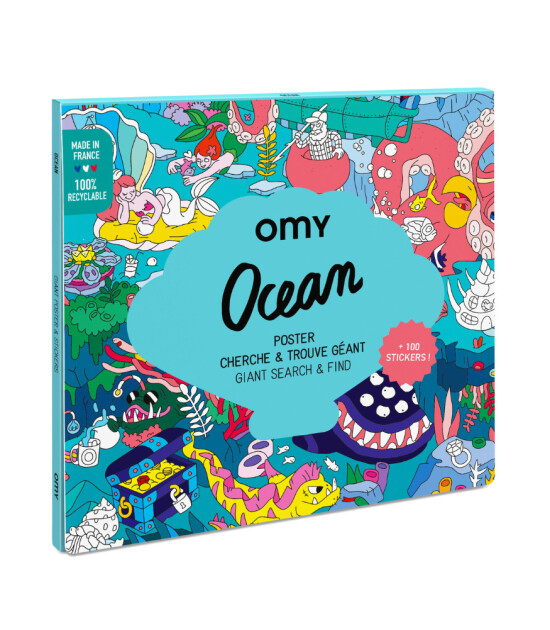 OMY Poster & Stickers // Ocean