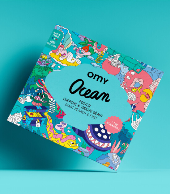 OMY Poster & Stickers // Ocean