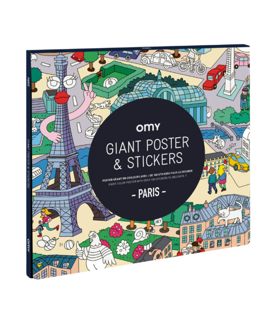 OMY Poster & Stickers // Paris
