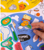 OMY School Eğitici Sticker Poster // Fruits & Vegetables
