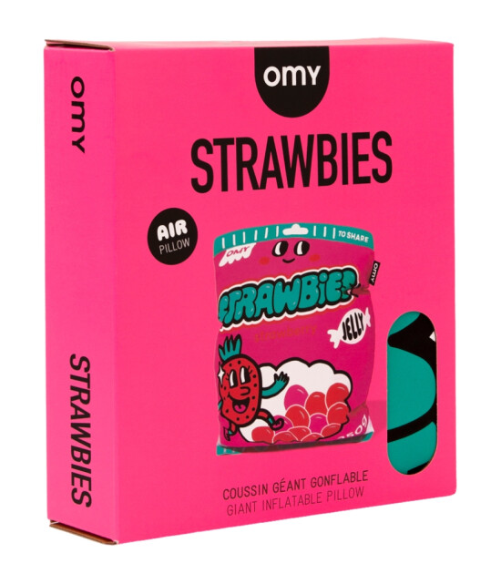OMY Dev Şişme Minder // Strawbies