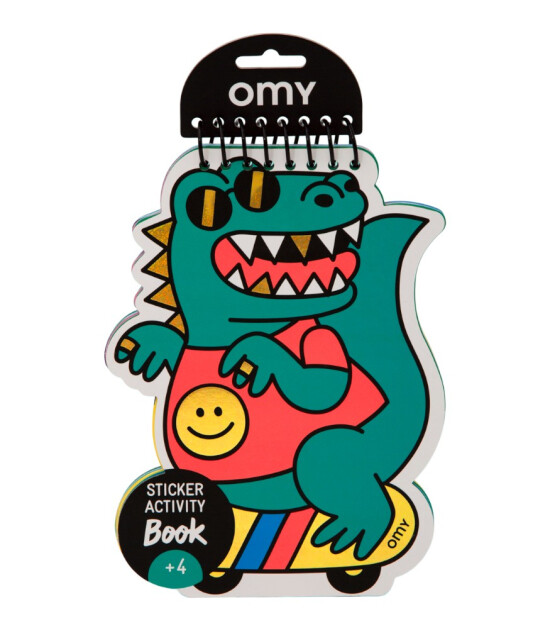 OMY Stickerlı Aktivite Kitabı Defteri // Dino