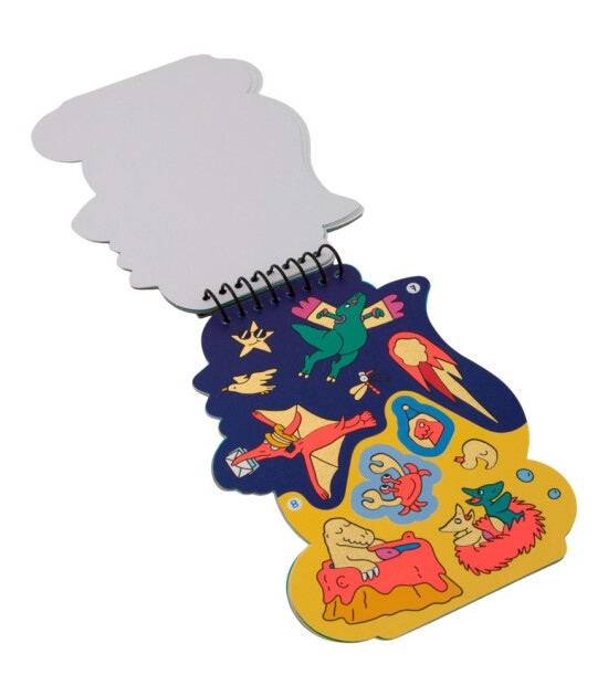 OMY Stickerlı Aktivite Kitabı Defteri // Dino