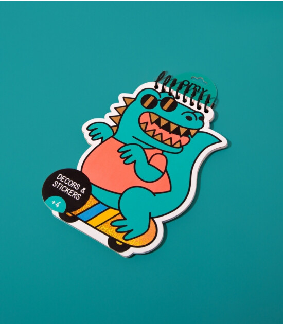 OMY Stickerlı Aktivite Kitabı Defteri // Dino