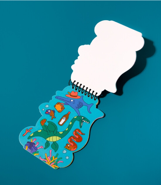 OMY Stickerlı Aktivite Kitabı Defteri // Dino