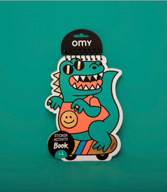 OMY Stickerlı Aktivite Kitabı Defteri // Dino