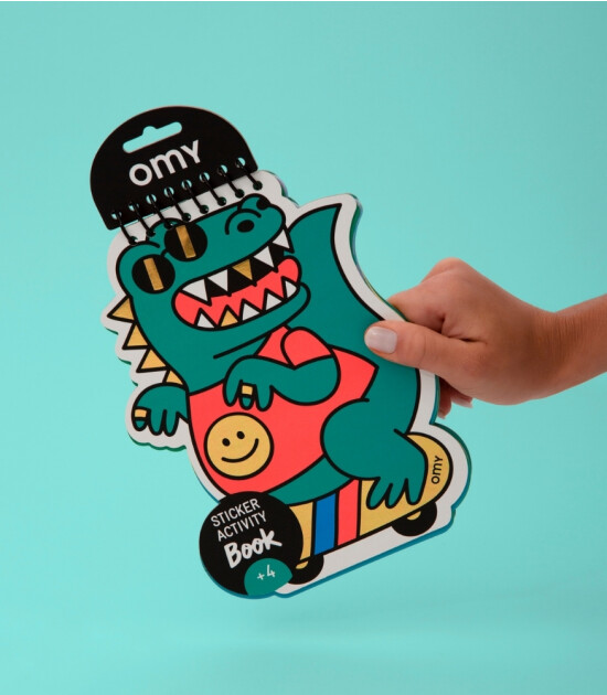 OMY Stickerlı Aktivite Kitabı Defteri // Dino