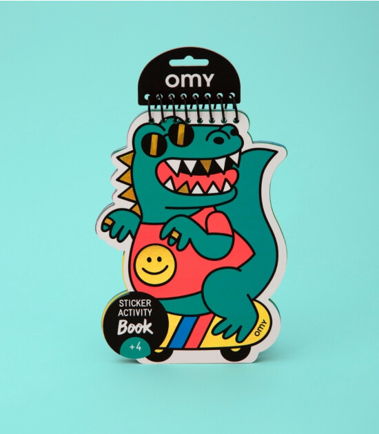 OMY Stickerlı Aktivite Kitabı Defteri // Dino