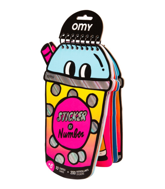 OMY Stickerlı Aktivite Kitabı Defteri // Bubble Tea