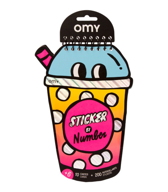 OMY Stickerlı Aktivite Kitabı Defteri // Bubble Tea