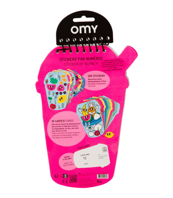 OMY Stickerlı Aktivite Kitabı Defteri // Bubble Tea