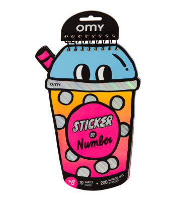 OMY Stickerlı Aktivite Kitabı Defteri // Bubble Tea