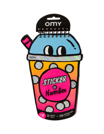 OMY Stickerlı Aktivite Kitabı Defteri // Bubble Tea