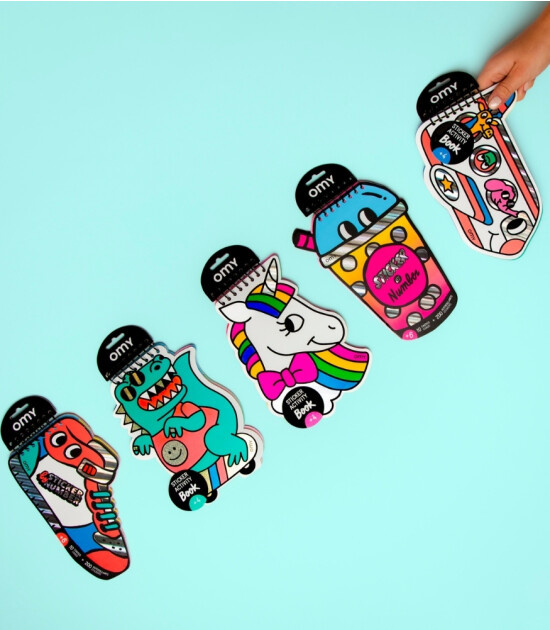 OMY Stickerlı Aktivite Kitabı Defteri // Street