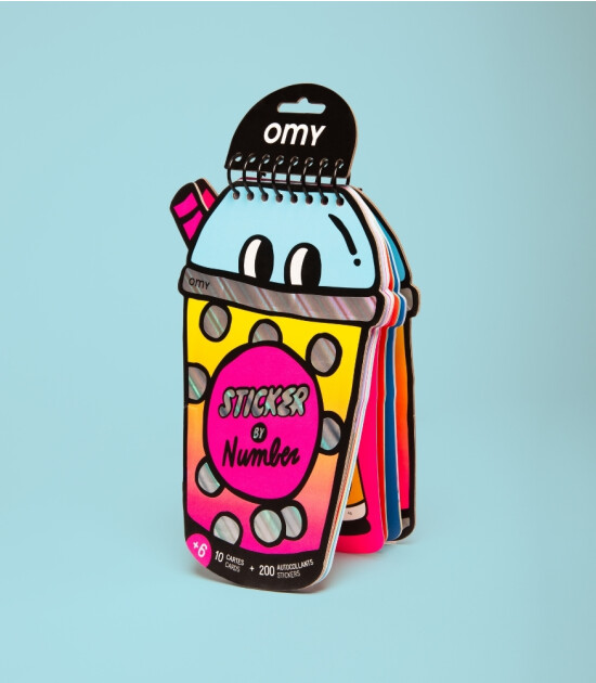OMY Stickerlı Aktivite Kitabı Defteri // Bubble Tea