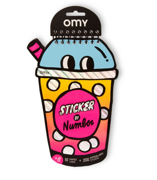 OMY Stickerlı Aktivite Kitabı Defteri // Bubble Tea