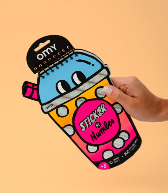 OMY Stickerlı Aktivite Kitabı Defteri // Bubble Tea