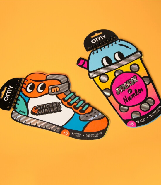 OMY Stickerlı Aktivite Kitabı Defteri // Bubble Tea