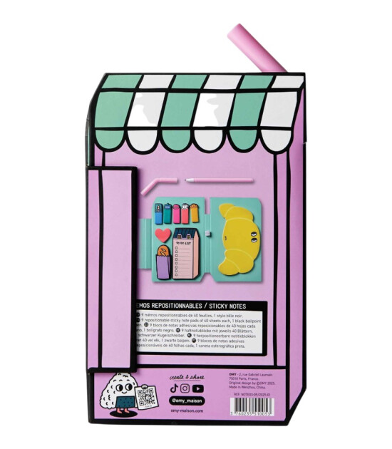 OMY Sticky Notes Yapışkan Not Seti // Paris