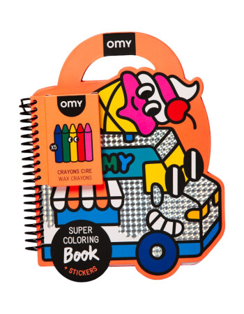 OMY Super Coloring Stickerlı Not Defteri // Yummy