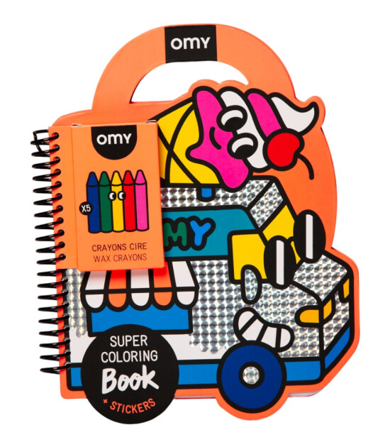 OMY Super Coloring Stickerlı Not Defteri // Yummy