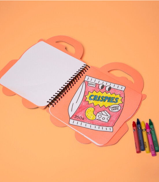 OMY Super Coloring Stickerlı Not Defteri // Yummy