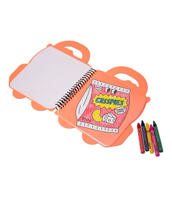 OMY Super Coloring Stickerlı Not Defteri // Yummy