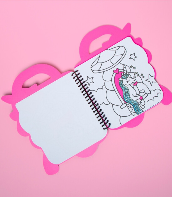 OMY Super Coloring Stickerlı Not Defteri // Lily