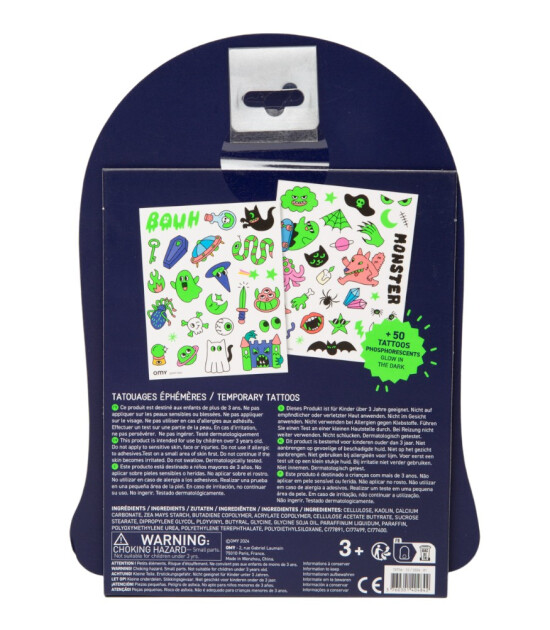 OMY Tattoos Geçici Dövme // Boo! Glow in Dark!