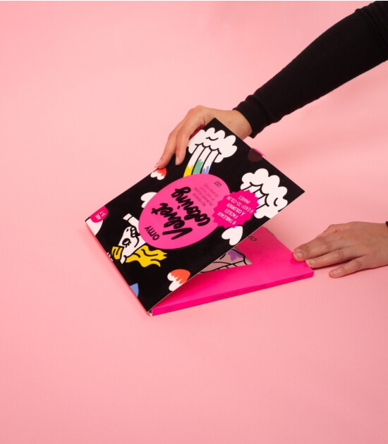 OMY Velvet Coloring Kadife Boya Kartları // Lily