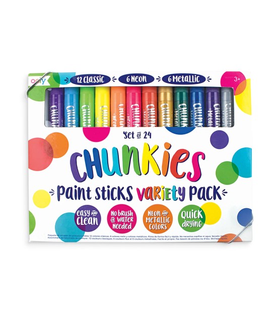 Ooly Chunkies Pastel Boya (24 Adet)