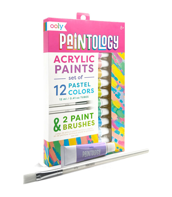 Ooly Paintology Akrilik 12’li Boya Seti - Pastel Renkler