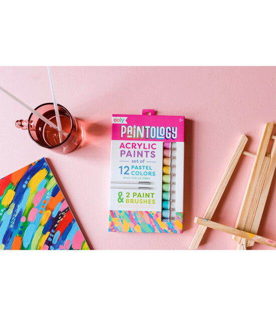 Ooly Paintology Akrilik 12’li Boya Seti - Pastel Renkler
