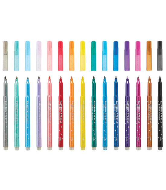 Ooly x Rainbow Sparkle Simi Ke&ccedil;eli Kalem (15 Adet)