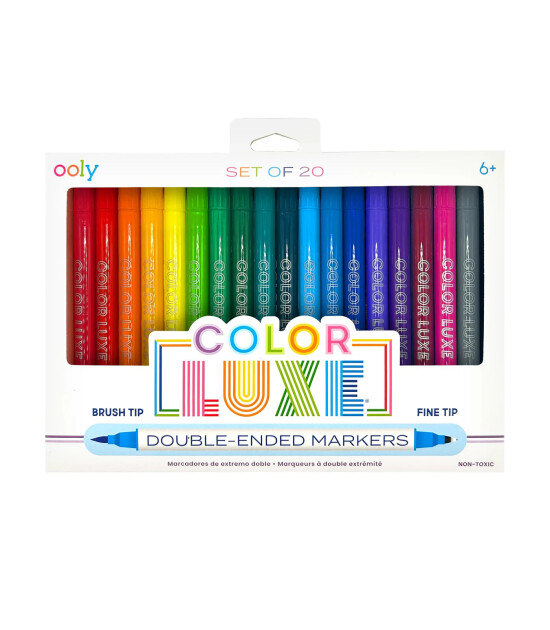 Ooly Color Luxe Çift Uçlu 20’li Keçeli Kalem