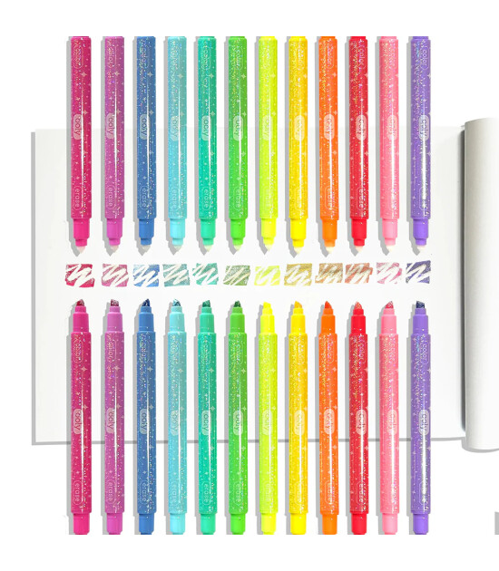 Ooly x Make No Mistake Glitter Silinebilir Ke&ccedil;eli Kalem (12 Adet)