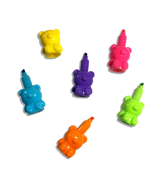 Ooly Bear Besties Highlighter Kalem (5 Adet)