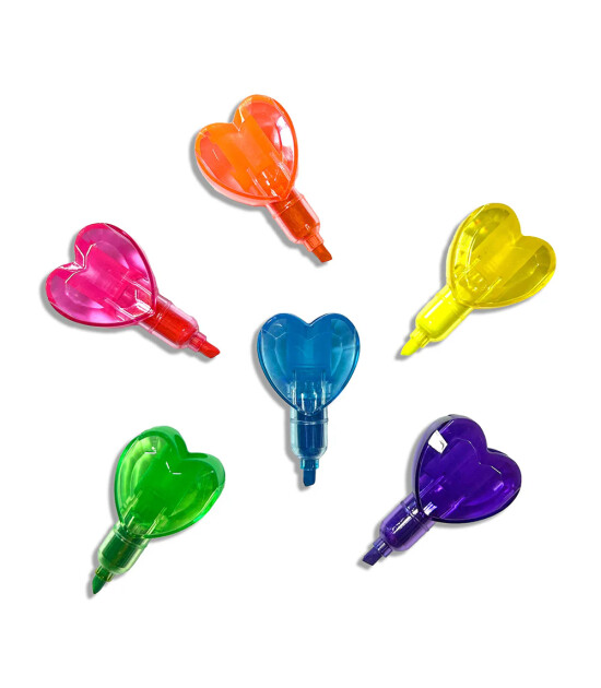 Ooly Heart Highlighter (6 Adet)