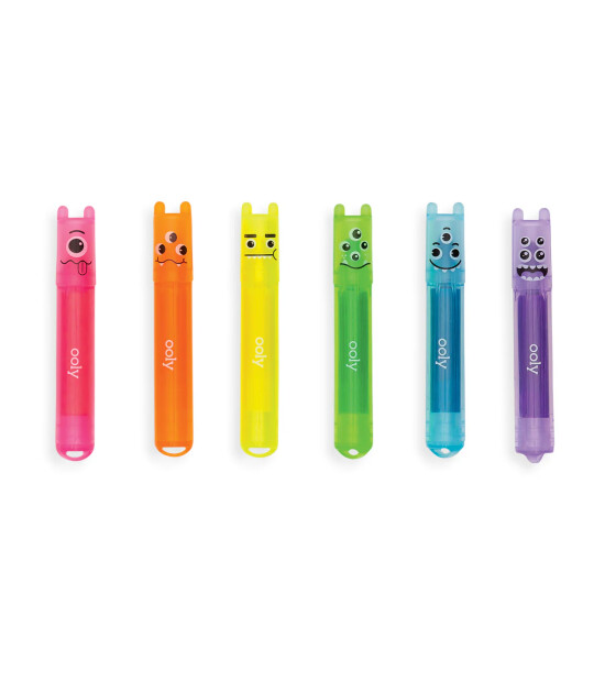 Ooly Monster Mini Kokulu Highlighter Seti (6 Adet)