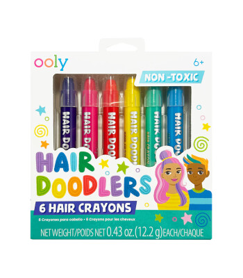 Ooly Hair Doodlers Sa&ccedil; Boyama Kalemi (6 Adet)