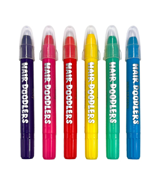 Ooly Hair Doodlers Sa&ccedil; Boyama Kalemi (6 Adet)