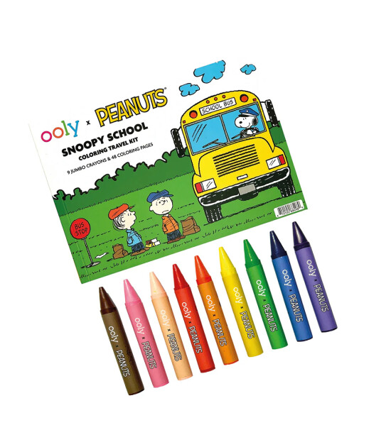 Ooly x Peanuts Snoopy School Seyahat Boyama Seti