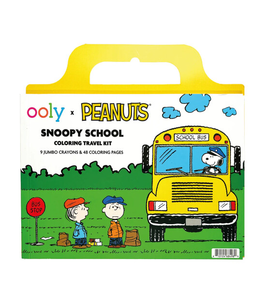 Ooly x Peanuts Snoopy School Seyahat Boyama Seti