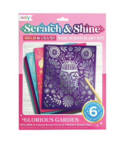 Ooly Scratch and Shine Folyo Sanat Seti // Glorious Garden